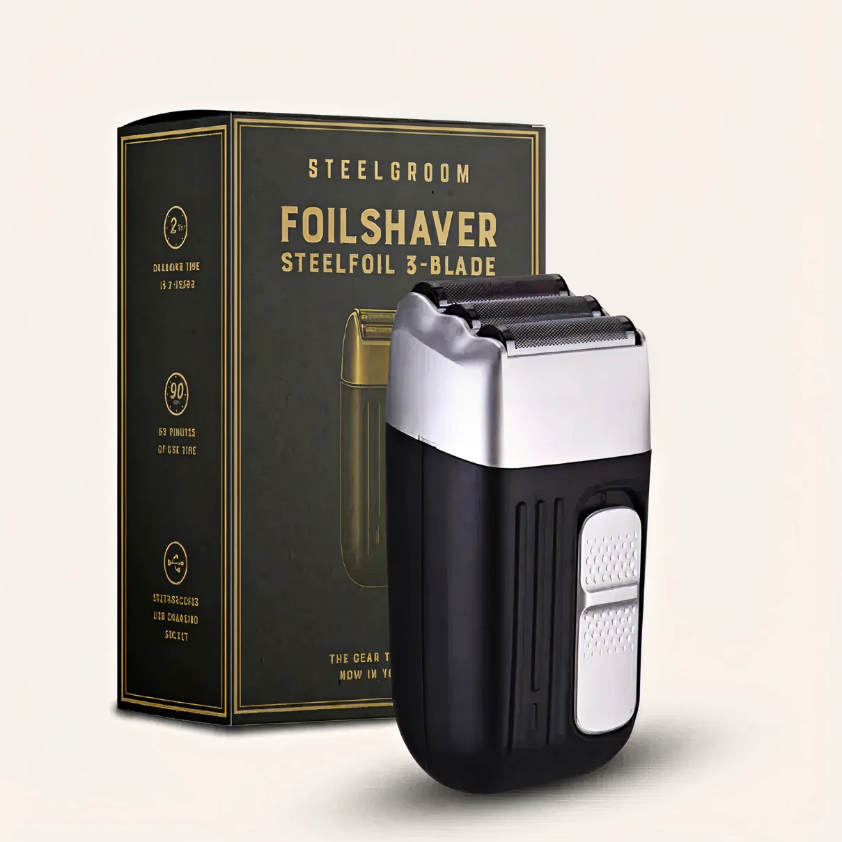 SteelFoil 3-Blade Foil Shaver – SteelGroom